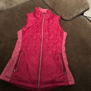 Lululemon vest in a beautiful Berry color